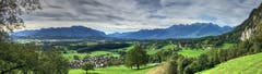Blick ins Oberrheintal. (Bild: Toni Sieber)