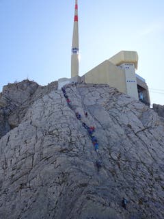 Stau auf der Himmelsleiter. (Bild: Kathrin Heussi)