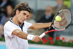 2010: Achtelfinal Madrid: Federer s. Wawrinka 6:3, 6:1In der spanischen Hauptstadt zeigt sich Federer von seiner besten Seite und gewinnt in 69 Minuten klar und deutlich. Der Baselbieter gewinnt dabei 65 der insgesamt 105 gespielten Punkte - eindrücklich! (Bild: Keystone)