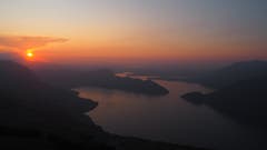 Sonnenuntergang auf dem Niederbauen. (Bild: Franz Stalder, 30. August 2019)
