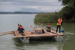 Flossfahrt auf dem Sempachersee. (Bild: Boris Bürgisser, 5. September 2019, Nottwil)