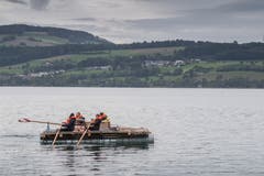 Flossfahrt auf dem Sempachersee. (Bild: Boris Bürgisser, 5. September 2019, Nottwil)