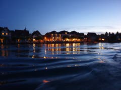Abendstimmung auf dem Seerhein bei Gottlieben. (Bild: Doris Grandjean)