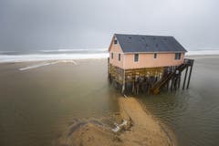 Nags Head, North Carolina. (Bild: EPA/JIM LO SCALZO)