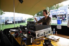 Soundcheck vor dem Auftritt. (Bild: Roger Zbinden, Zug, 7. September 2019)