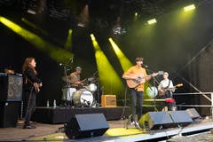 Die Gruppe Long Tall Jefferson bei ihrem Auftritt. (Bild: Roger Zbinden, Zug, 7. September 2019)