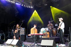 Die Gruppe Long Tall Jefferson bei ihrem Auftritt. (Bild: Roger Zbinden, Zug, 7. September 2019)