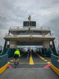 Auf der Fähre geht es über den Bodensee. (Bild: Raphael Rohner)