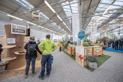 Aktivitäten auf dem Gelände von Jardin Suisse in Neuenkirch. (Bild: Pius Amrein, 8. September 2019)