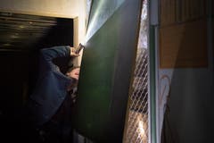Museumsnacht im Depot des Kunstmuseums. (Bild: Benjamin Manser)