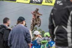 In Malters gab es spektakuläre Sprünge zu sehen. (Bild: Pius Amrein, Malters, 8. September 2019)