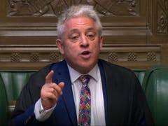 Der Sprecher des Unterhauses, John Bercow, kündigte an, spätestens zum 31. Oktober von seinem Amt zurückzutreten. (Bild: KEYSTONE/AP PA/HOUSE OF COMMONS)