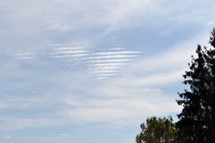Ungewöhnliche Wolkenformation in Illhart. (Bild: Fredy Dähler)
