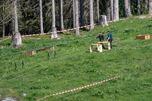 The investigation of the accident and the cause of the accident began on the site. (Image: Urs Flüeler / Keystone, Engelberg, June 5, 2019)