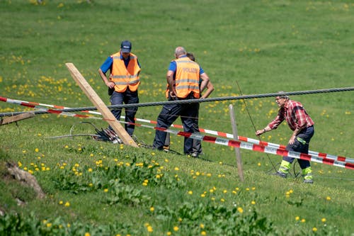 An employee of the Titlis was so injured that he died at the scene of the accident. (Image: Urs Flüeler / Keystone, Engelberg, June 5, 2019) 