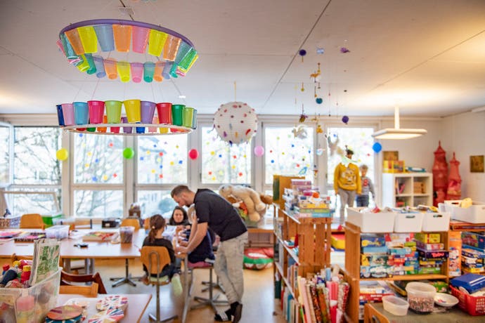 Der private Hort im Riethüsli bietet derzeit Platz für maximal 16 Kinder. (Bild: Urs Bucher)