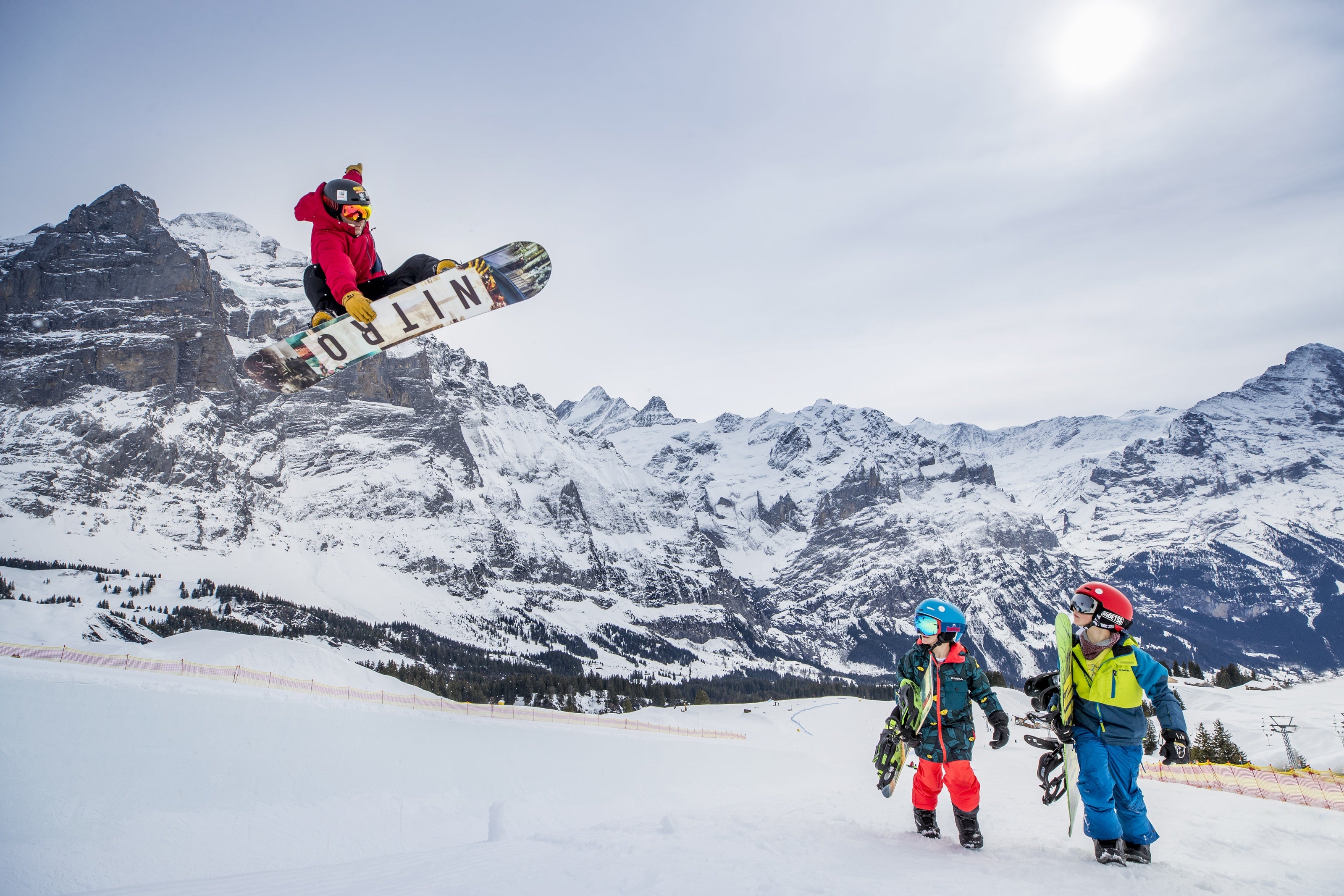 Das Snowboard Auf Talfahrt Verkaufe Dramatisch Tief