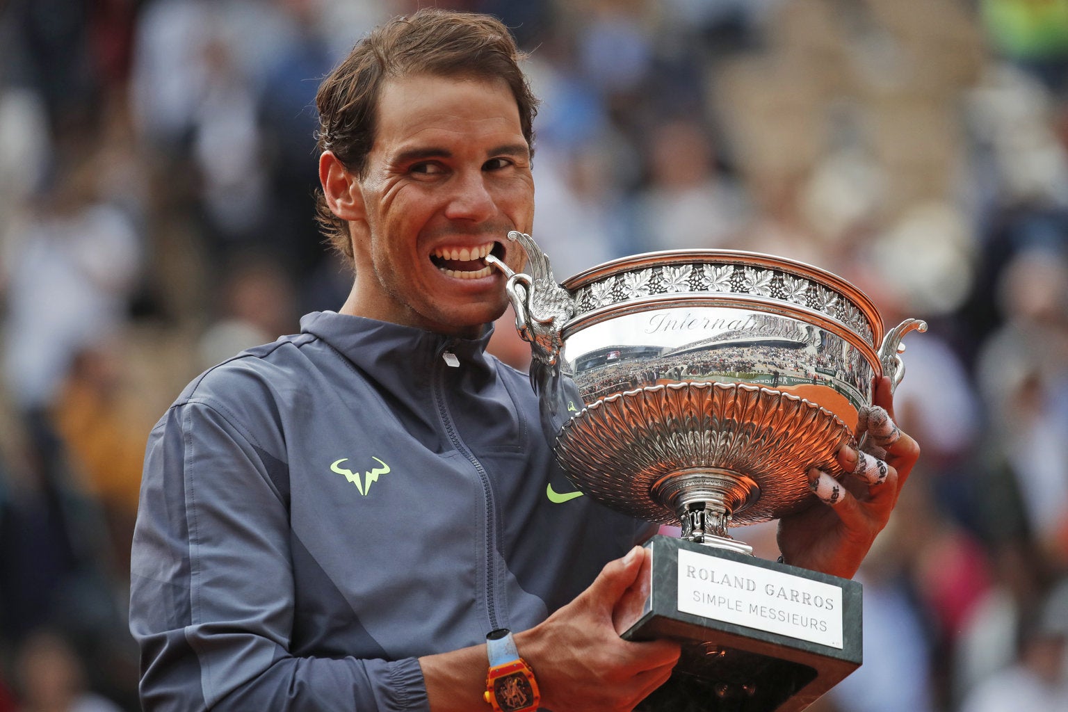 Tennis Das Grossere Haus Des Nachbarn Oder Was Nadal Zu Federers Grand Slam Rekord Sagt