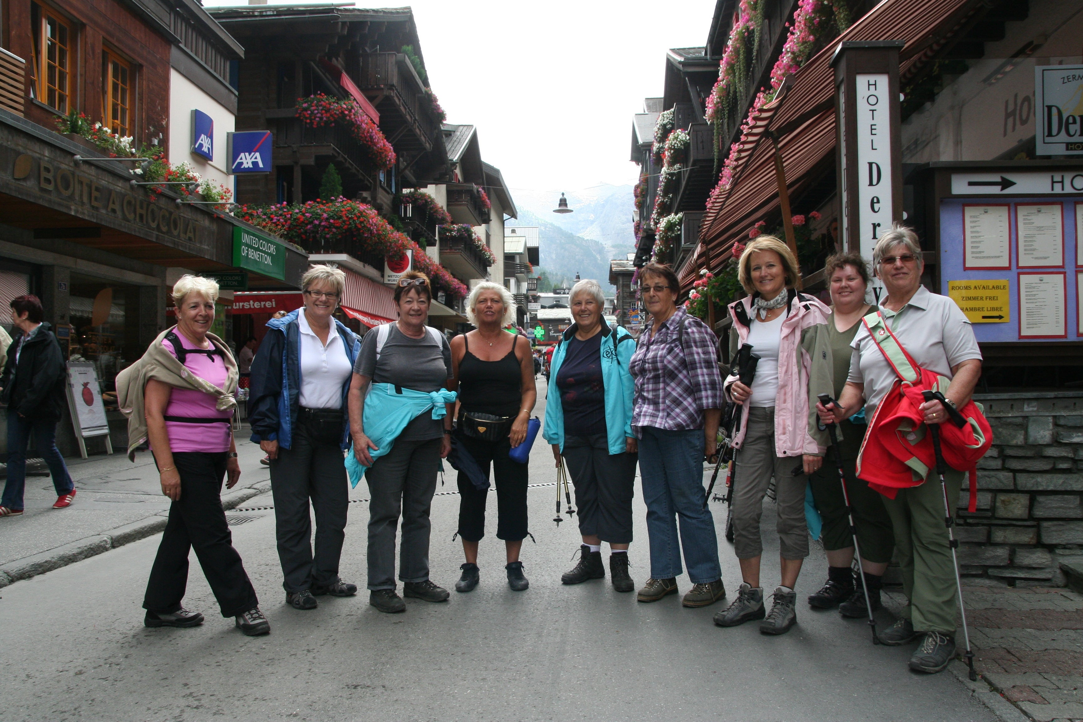 Zermatt Frau Treffen