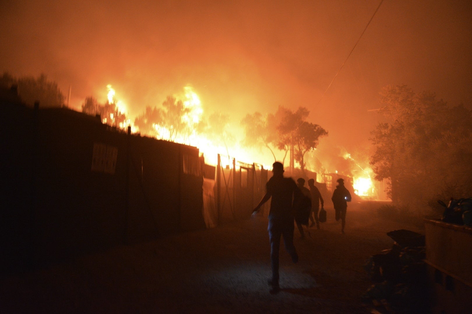 Insel Lesbos Feuerholle Moria Haben Griechen Den Brand Gelegt Oder Gar Die Fluchtlinge Selbst